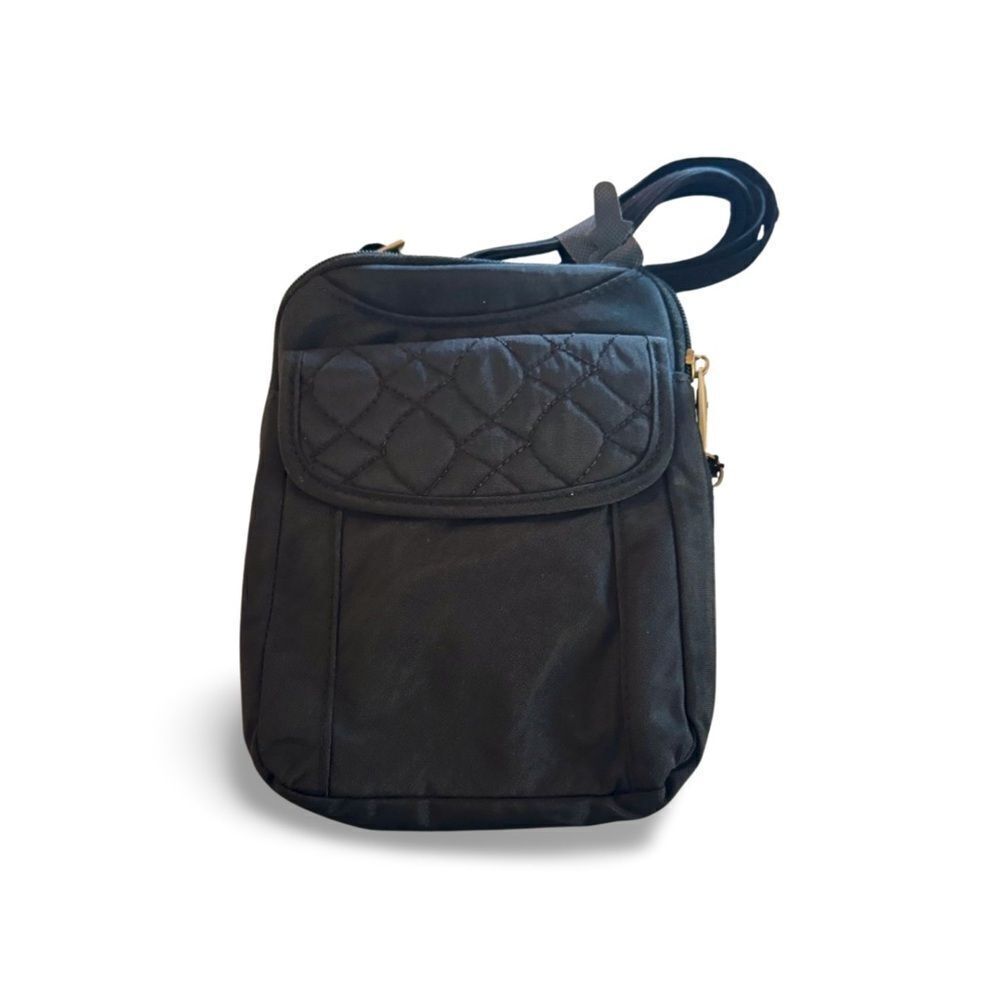 Travelon Anti-Theft Signature Quilted Slim Pouch Crossbody Purse - Picture 15 of 16